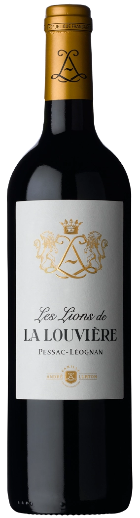 bouteille Les Lions de La Louvière rouge