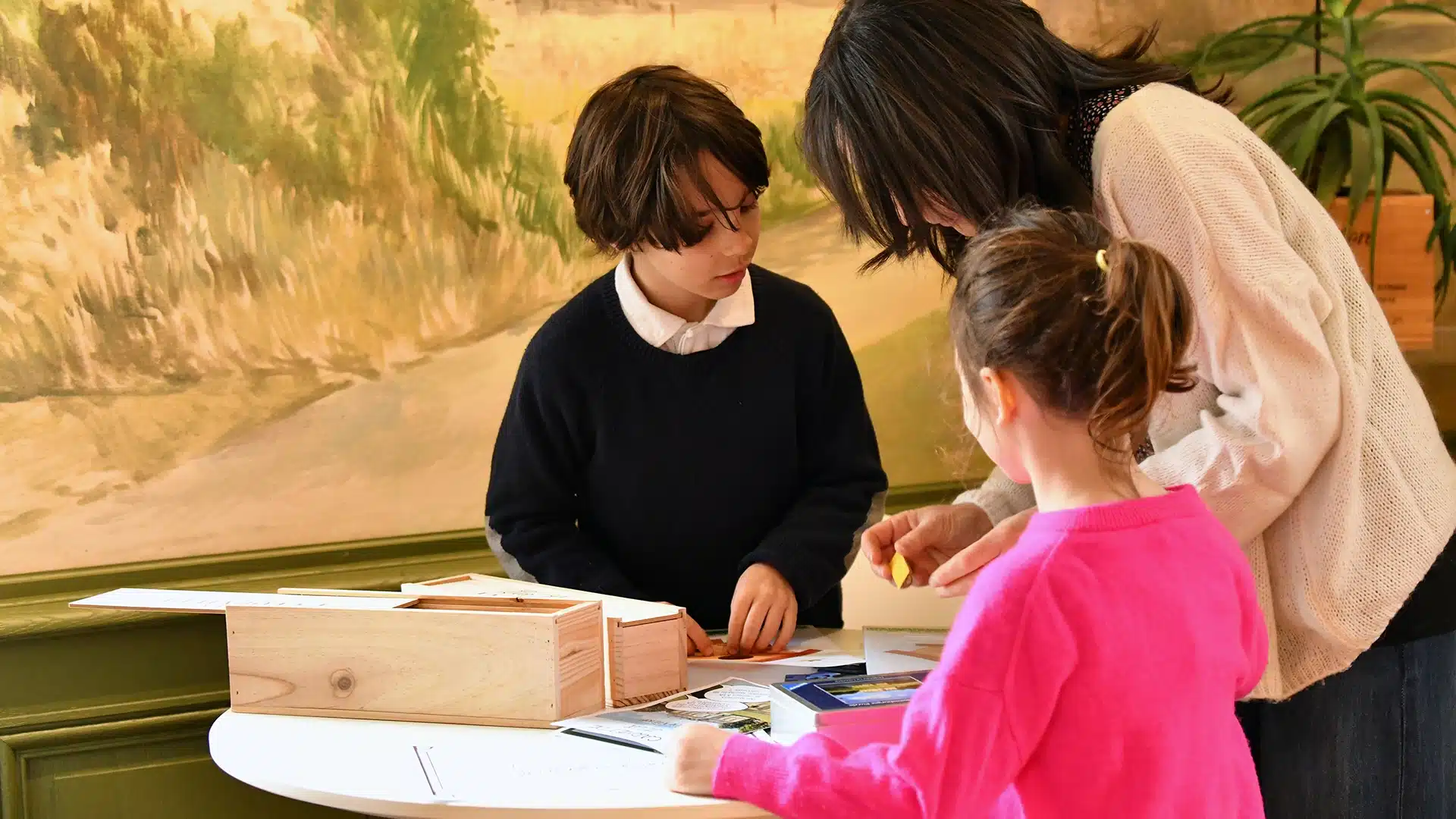 visite chateau bordeaux en famille activité coloriage