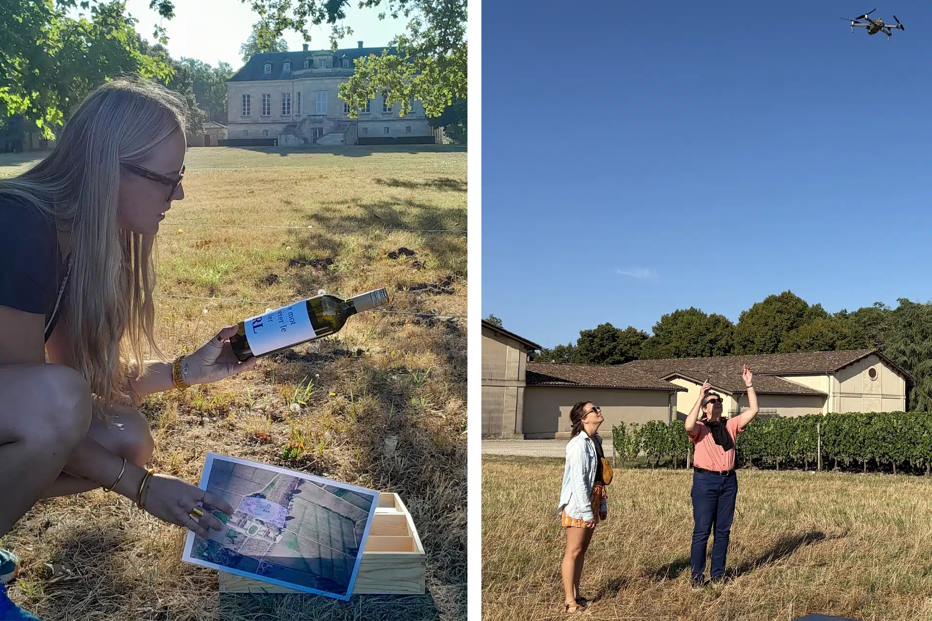 Vignobles en scène, Escape game par drone - Château La Louvière
